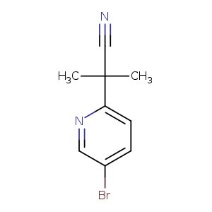 2-(5-Bromopyridin-2-yl)-2-methylpropanenitrile