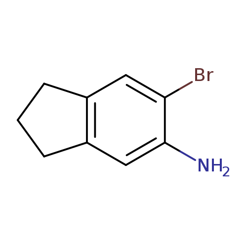 6-bromo-2,3-dihydro-1H-inden-5-amine