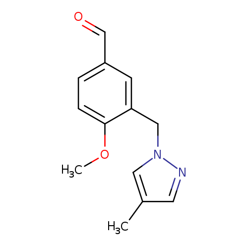 4-Methoxy-3-[(4-methyl-1h-pyrazol-1-yl)methyl]benzaldehyde