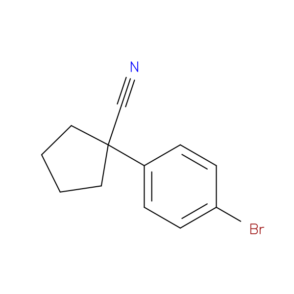 1-(4-Bromophenyl)cyclopentanecarbonitrile