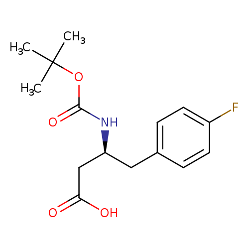 Benzenebutanoic acid, b-[[(1,1-dimethylethoxy)carbonyl]amino]-4-fluoro-,(bS)-