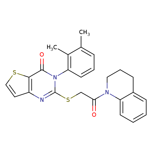 3-(2,3-dimethylphenyl)-2-{[2-oxo-2-(1,2,3,4-tetrahydroquinolin-1-yl)ethyl]sulfanyl}-3H,4H-thieno[3,2-d]pyrimidin-4-one