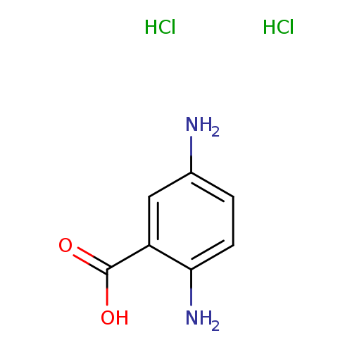 Benzoic acid, 2,5-diamino-, hydrochloride (1:2)