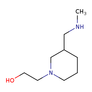 2-(3-[(Methylamino)methyl]piperidin-1-yl)ethanol