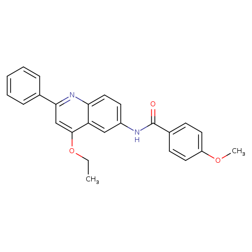 N-(4-ethoxy-2-phenylquinolin-6-yl)-4-methoxybenzamide