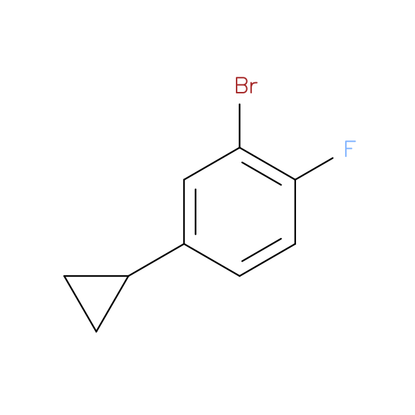 6-Fluoro-3-cyclopropylbromobenzene