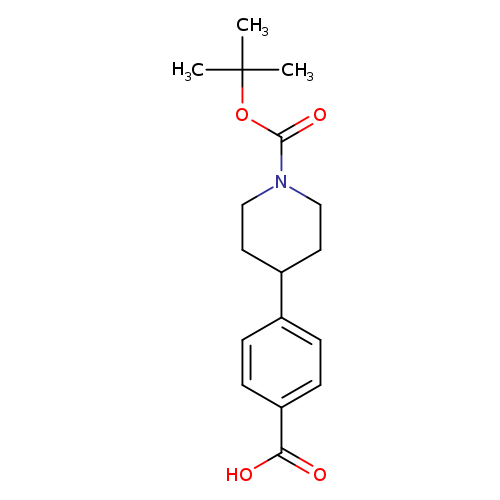 1-Piperidinecarboxylic acid, 4-(4-carboxyphenyl)-, 1-(1,1-dimethylethyl) ester