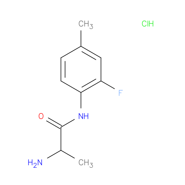 N~1~-(2-fluoro-4-methylphenyl)alaninamide hydrochloride