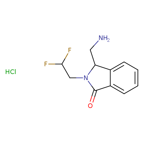 3-(aminomethyl)-2-(2,2-difluoroethyl)-2,3-dihydro-1H-isoindol-1-one hydrochloride