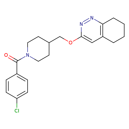 3-{[1-(4-chlorobenzoyl)piperidin-4-yl]methoxy}-5,6,7,8-tetrahydrocinnoline
