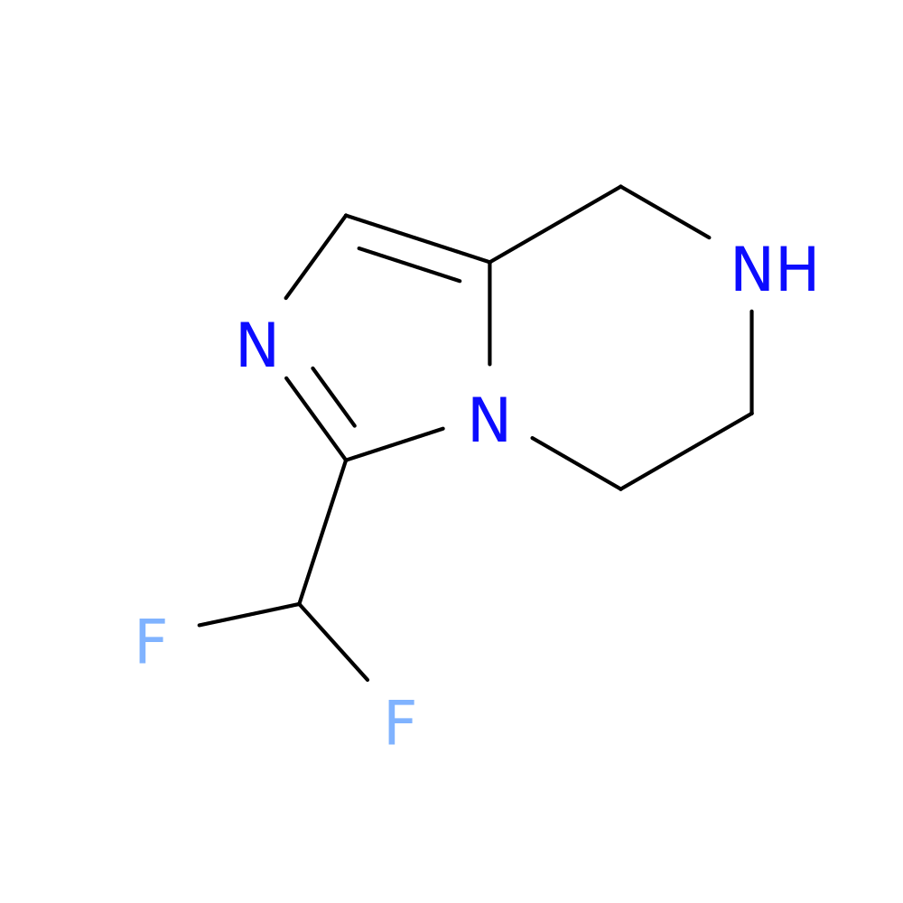 3-(difluoromethyl)-5H,6H,7H,8H-imidazo[1,5-a]pyrazine