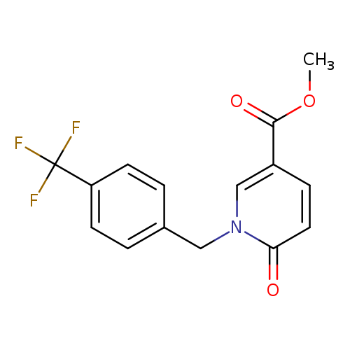 methyl 6-oxo-1-{[4-(trifluoromethyl)phenyl]methyl}-1,6-dihydropyridine-3-carboxylate