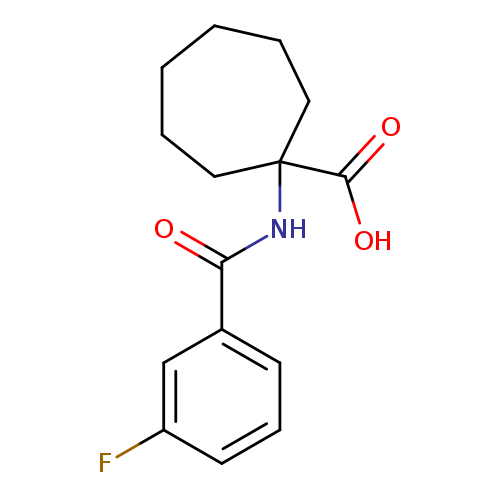 1-(3-FLUORO-BENZOYLAMINO)-CYCLOHEPTANECARBOXYLIC ACID