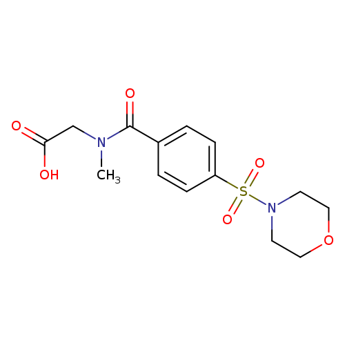 N-Methyl-n-[4-(morpholin-4-ylsulfonyl)benzoyl]glycine
