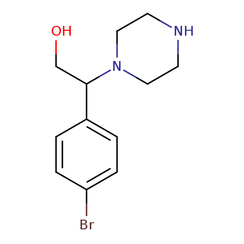 2-(4-Bromophenyl)-2-(piperazin-1-yl)ethan-1-ol