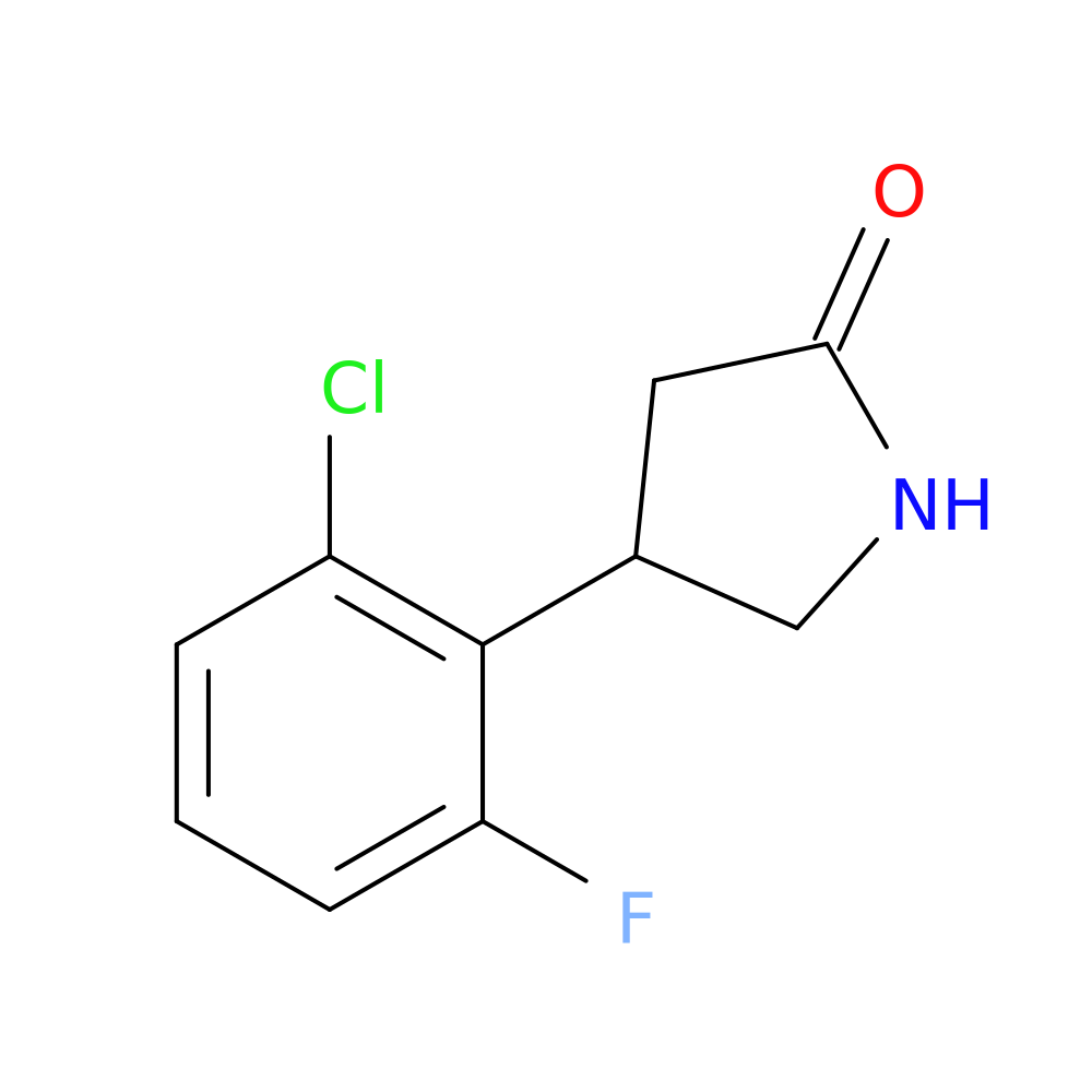 4-(2-Chloro-6-fluorophenyl)pyrrolidin-2-one