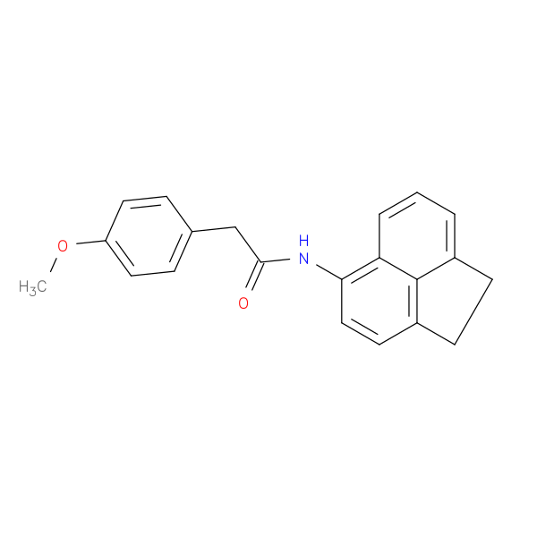 N-(1,2-dihydroacenaphthylen-5-yl)-2-(4-methoxyphenyl)acetamide