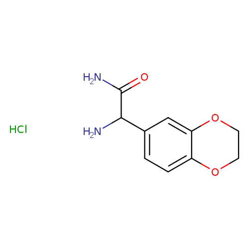 2-amino-2-(2,3-dihydro-1,4-benzodioxin-6-yl)acetamide hydrochloride
