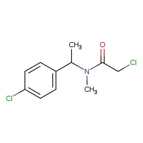 2-chloro-N-[1-(4-chlorophenyl)ethyl]-N-methylacetamide