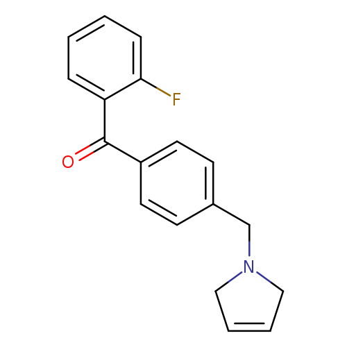 (4-((2,5-Dihydro-1H-pyrrol-1-yl)methyl)phenyl)(2-fluorophenyl)methanone