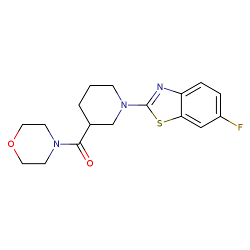 (1-(6-fluorobenzo[d]thiazol-2-yl)piperidin-3-yl)(morpholino)methanone