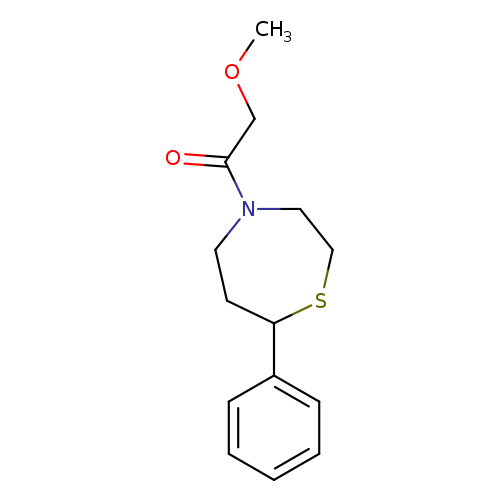 2-methoxy-1-(7-phenyl-1,4-thiazepan-4-yl)ethan-1-one