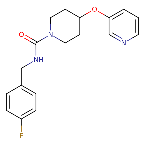 N-[(4-fluorophenyl)methyl]-4-(pyridin-3-yloxy)piperidine-1-carboxamide