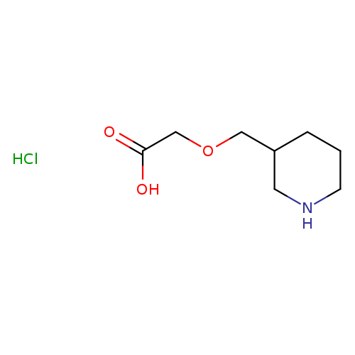 2-[(piperidin-3-yl)methoxy]acetic acid hydrochloride