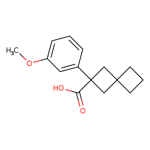 2-(3-methoxyphenyl)spiro[3.3]heptane-2-carboxylicacid