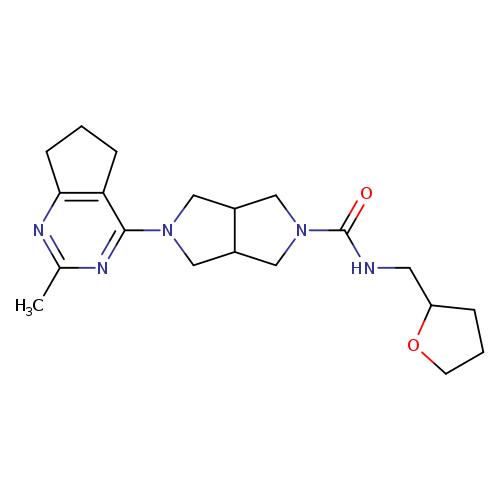 5-{2-methyl-5H,6H,7H-cyclopenta[d]pyrimidin-4-yl}-N-[(oxolan-2-yl)methyl]-octahydropyrrolo[3,4-c]pyrrole-2-carboxamide