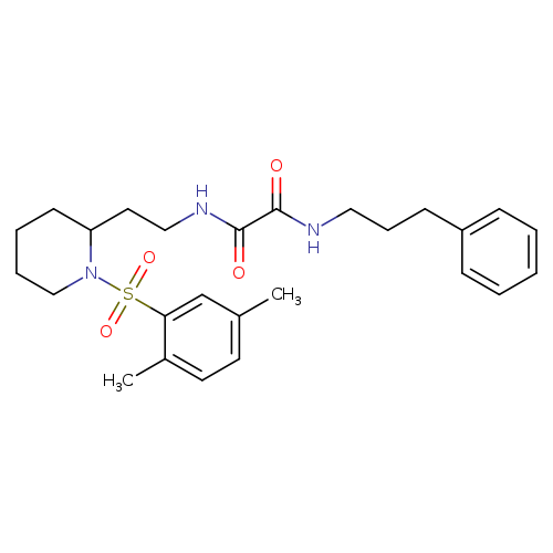 N-{2-[1-(2,5-dimethylbenzenesulfonyl)piperidin-2-yl]ethyl}-N'-(3-phenylpropyl)ethanediamide