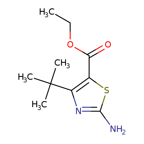5-Thiazolecarboxylic acid, 2-amino-4-(1,1-dimethylethyl)-, ethyl ester