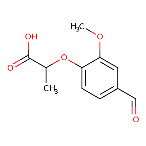 2-(4-Formyl-2-methoxyphenoxy)propanoic acid