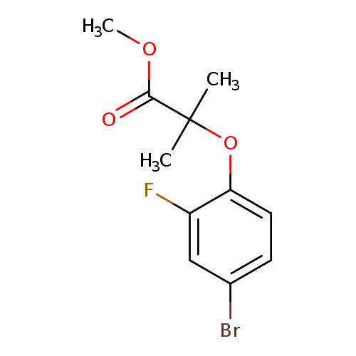 2-(4-Bromo-2-fluoro-phenoxy)-2-methyl-propionic acid methyl ester