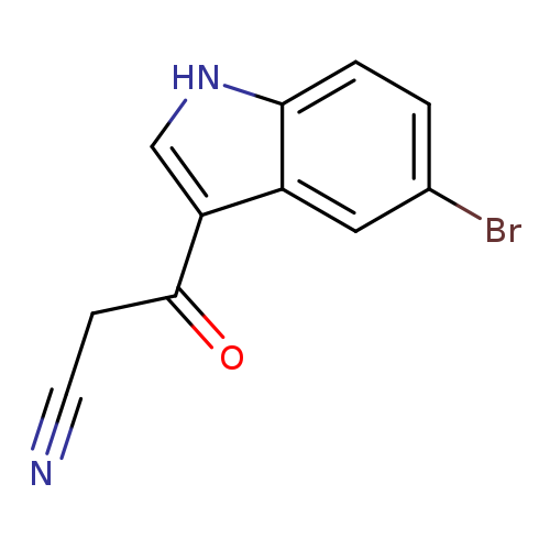 3-(5-Bromo-1h-indol-3-yl)-3-oxopropanenitrile