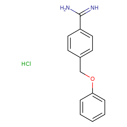 4-(phenoxymethyl)benzene-1-carboximidamide hydrochloride
