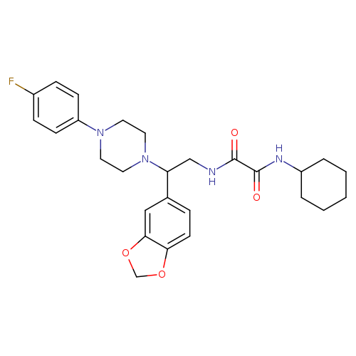 N-[2-(2H-1,3-benzodioxol-5-yl)-2-[4-(4-fluorophenyl)piperazin-1-yl]ethyl]-N'-cyclohexylethanediamide