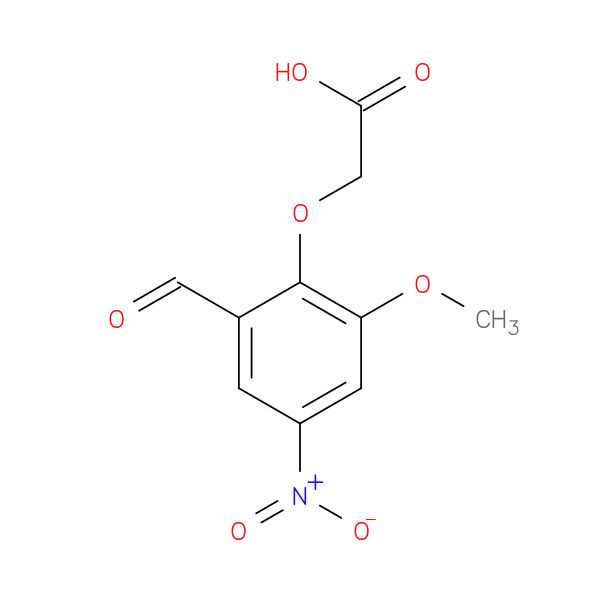 2-(2-Formyl-6-methoxy-4-nitrophenoxy)acetic acid