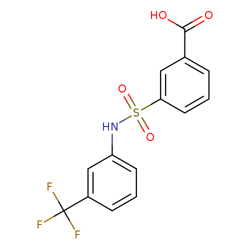 3-{[3-(trifluoromethyl)phenyl]sulfamoyl}benzoic acid
