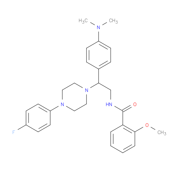 N-{2-[4-(dimethylamino)phenyl]-2-[4-(4-fluorophenyl)piperazin-1-yl]ethyl}-2-methoxybenzamide