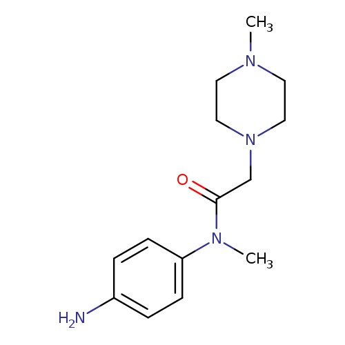 1-Piperazineacetamide, N-(4-aminophenyl)-N,4-dimethyl-