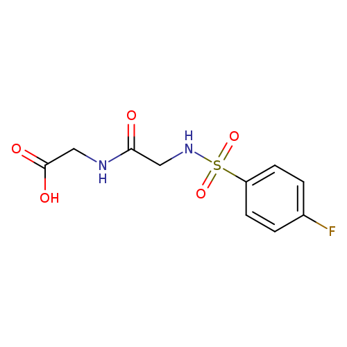 2-[2-(4-fluorobenzenesulfonamido)acetamido]acetic acid