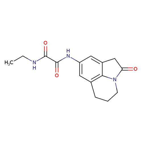 N-ethyl-N'-{2-oxo-1-azatricyclo[6.3.1.0^{4,12}]dodeca-4,6,8(12)-trien-6-yl}ethanediamide
