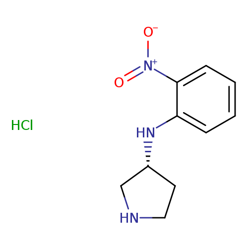 3-Pyrrolidinamine, N-(2-nitrophenyl)-, hydrochloride (1:1), (3R)-