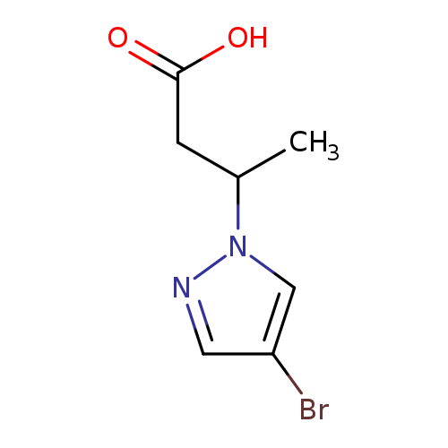 3-(4-bromo-1H-pyrazol-1-yl)butanoic acid