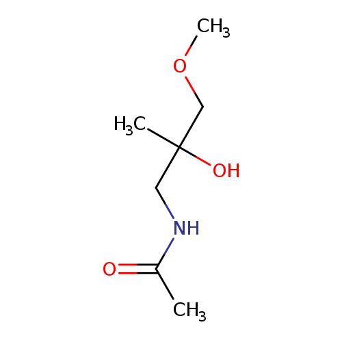 N-(2-hydroxy-3-methoxy-2-methylpropyl)acetamide