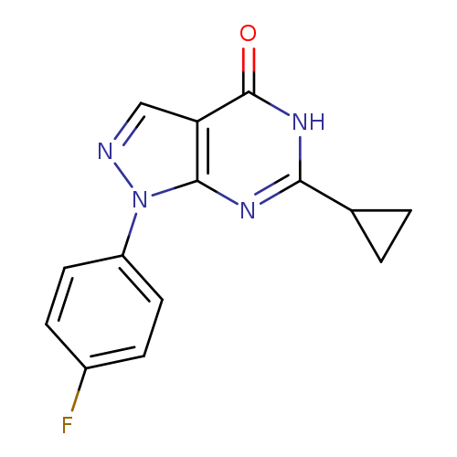 6-cyclopropyl-1-(4-fluorophenyl)-1H,4H,5H-pyrazolo[3,4-d]pyrimidin-4-one