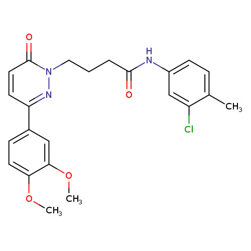 N-(3-chloro-4-methylphenyl)-4-[3-(3,4-dimethoxyphenyl)-6-oxo-1,6-dihydropyridazin-1-yl]butanamide