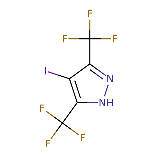 4-Iodo-3,5-bis-(trifluoromethyl)-1H-pyrazole