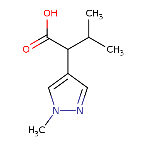 3-methyl-2-(1-methyl-1H-pyrazol-4-yl)butanoicacid